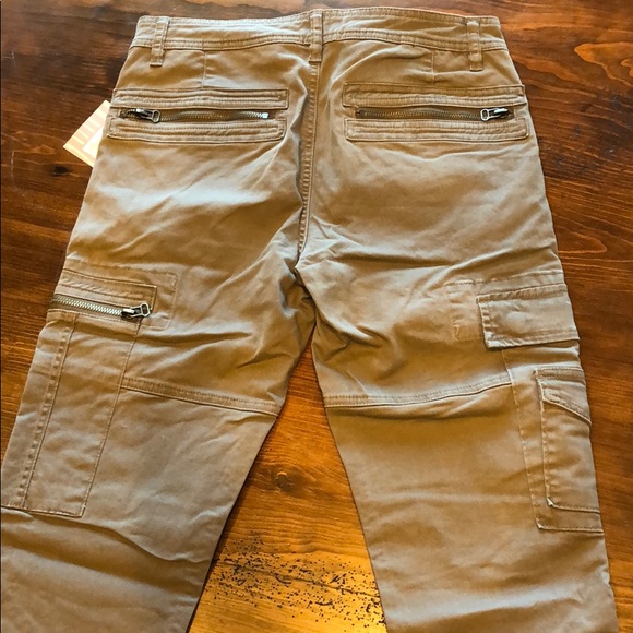 NWT Tasha Polizzi Brown Cargo Pants - Picture 3 of 3